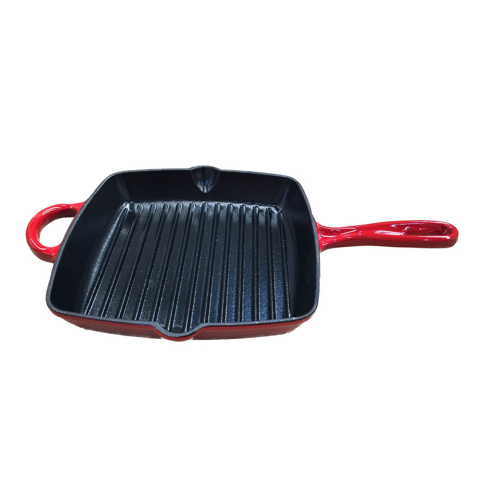 Outdoor Rectangular Frying Pan Cast Iron Rectangle Grill Pan SR-P26B-Rectangle Frying Pan / Grill Pan ...